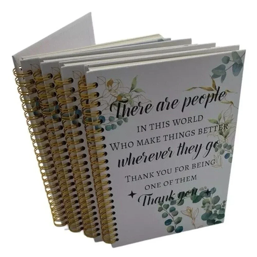 Appreciation Thank You Gifts Inspirational Spiral Notebook set of 12